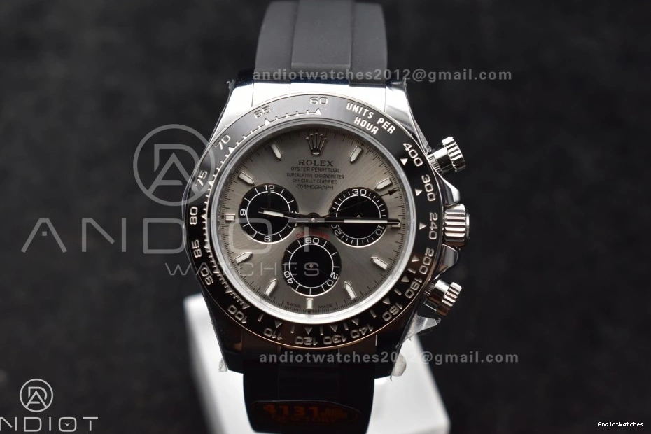 SH4131 Strap Best (Weighted) QF BestValue on Daytona 1:1 Dial Edition 126519 V6 Black Gray Oysterflex 811 1101